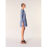 Robe plissée imprimée