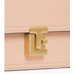 Petit sac bandoulière Rose en cuir lisse