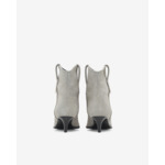 Bottines En Cuir Opale Suede