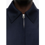 Blouson en twill de laine mélangée