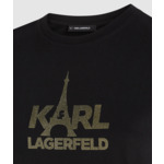 STACK PARIS FOIL PRINT T-SHIRT