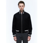 Blouson teddy en drap de laine