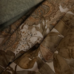 Olivier Desforges - Housse de couette en satin de coton, Habano