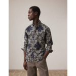 Chemise Aurélien marine imprimée