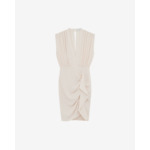 Robe Courte Drapée Col V Essone