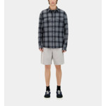 Chemise À Carreaux Gris Avec Têtes De Mort Homme