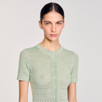 Robe longue en maille