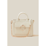 Sac Anouck cuir grainé chaîne