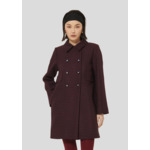Manteau Marceau-Bordeaux en Laine