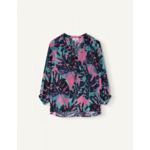 Chemise Becka en twill imprimé rose