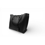 Alphonse de Lancel - Sac Cabas Zippe M - Noir