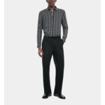 Pantalon Large En Coton Noir Homme