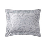 Yves Delorme - Taie d'oreiller en satin damassé gris, Foulard