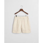 Relaxed Fit Linen Blend Pull-On Sho