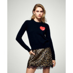 Pull Col Rond Cœur Broderie Future