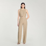 Pantalon en tweed carreaux