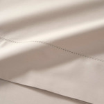 TDM - Drap plat en percale de coton beige, Percale Unie 80 Fils