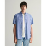 Regular Fit Cotton Linen Short Slee