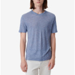 T-Shirt En Lin Col Rond Sergio