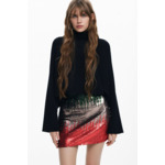 Mini-jupe à sequins