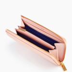 Compagnon zippé Emilie en cuir monogramme