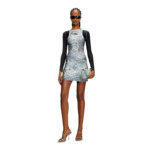 Mini-robe à manches longues