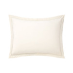 Desforges - Taie d'oreiller en percale de coton rouge, Alcove
