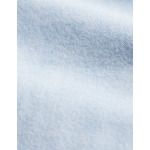 Chemise auguste col français en oxford gratté uni bleu clair
