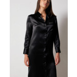 Robe Soie Rosemary NOIR