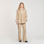 Veste de costume à boutonnage croisé