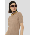 Pull Priyanka-Noisette en Laine Merinos Extrafine