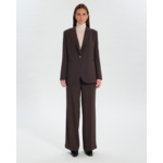 Veste Victorina Chocolat en Polyester