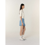 Jupe-short plissée en tweed