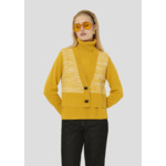 Gilet Gilles-Jaune Citron en Laine Rws