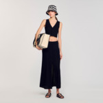 Gilet en maille fantaisie