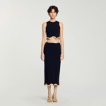 Pull court à détail chaîne