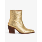 CARA BOOTS WRINKLED METAL