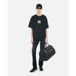 T-Shirt Noir Sérigraphie Histoire De Famille Homme