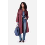 Trench Long Dexter En 100% soie