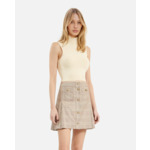 Top Col Montant Sans Manches