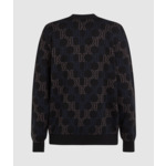 K-CHEVRON JACQUARD CARDIGAN