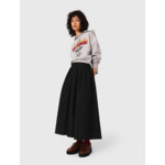 Sweatshirt crop avec logo brodé