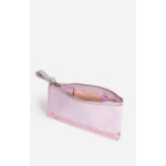 Pochette Zippée En Toile & Sequins