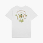 Casablanca T-Shirt Joyaux D'Afrique Tennis Club Blanc