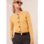 Gilet Gyslain-Jaune en Laine
