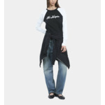 T-Shirt Manches Longues Noir Et Blanc Femme