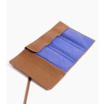 Coffret 3 montres de voyage en cuir grainé