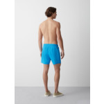 Maillot de bain de couleur unie avec taille élastique