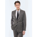 Costume ajusté en laine Prince de Galles