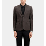 Veste De Costume Classique Motif Pied De Poule Homme